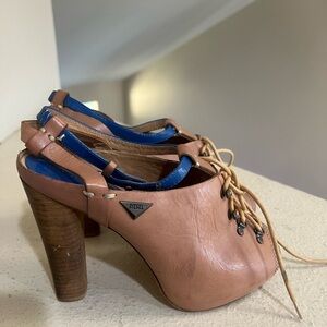 Diesel Women's Y2k Desir Chunky Platform Laced Up Sandal